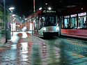 Tram, Erfurt, Nacht, Winter, Aetherisch